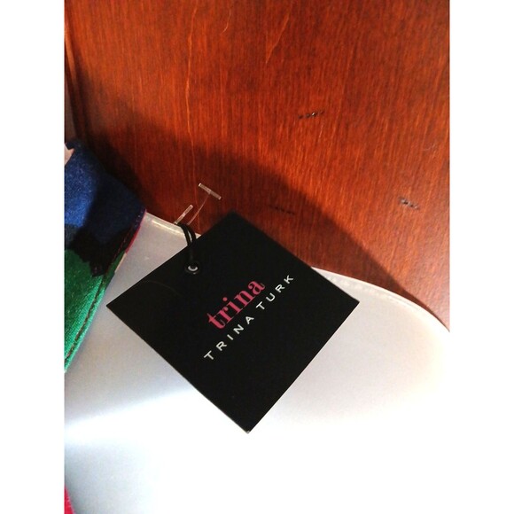 TRINA TURK Women's Size 8 Dress Floral Print Halter Neck Retail $208 - Picture 4 of 12